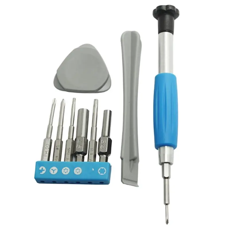 【PRICE-DROP!】For Switch GBA SP New 3DS XL PSP NGC Game Console Screwdriver Set Disassembly Opening Tool Kit Repair Parts Blue