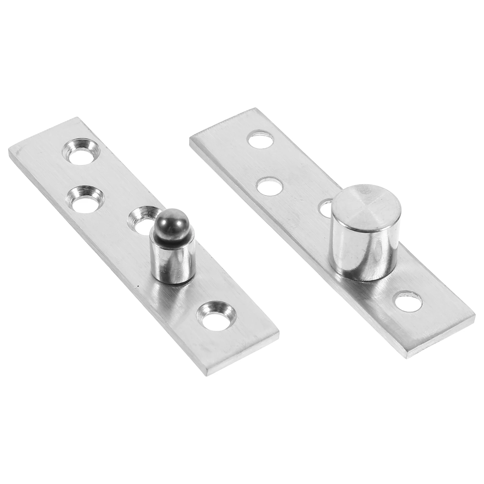 

2pcs Rotating Hidden Hinges Stainless Steel Smooth 360Degree Pivot Offset Concealed Hinge Furniture Hardware Small