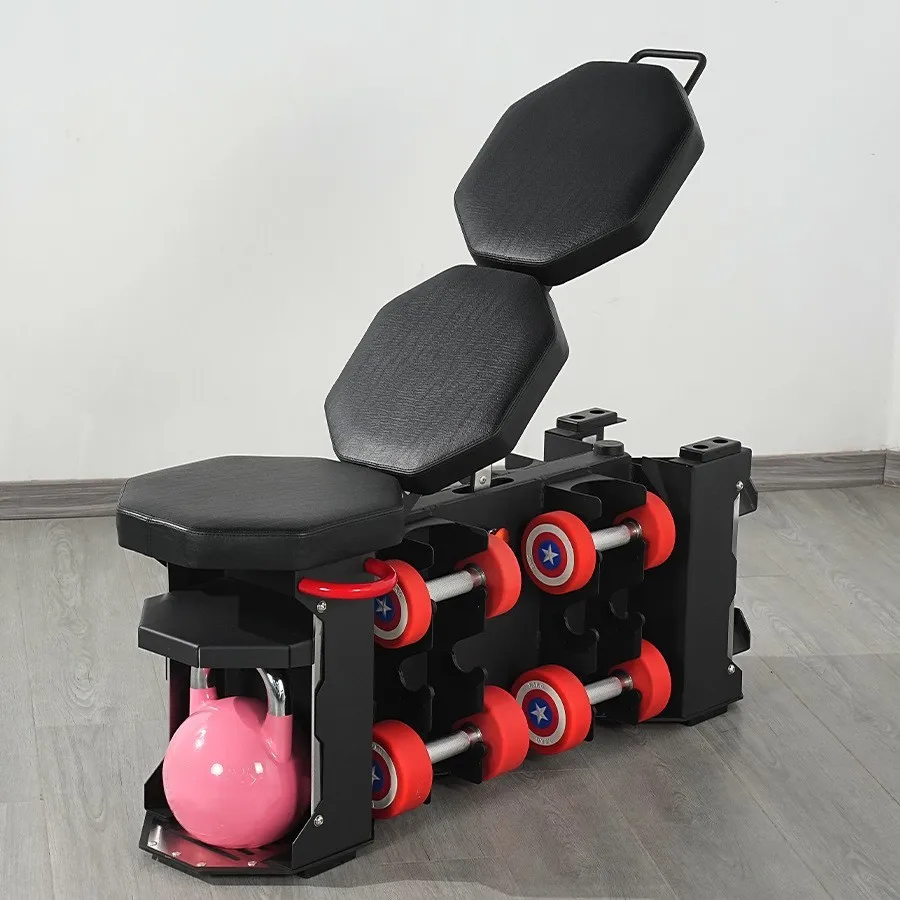 Hot Sale Low Price Multi-Functional Dumbbell Stool Cheap Storage Bench With Dumbbell