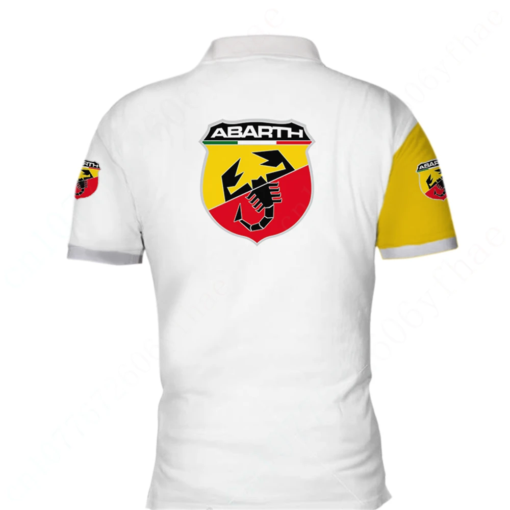 Abarth anime t shirt für männer unisex kleidung lässige polos hirts und blusen schnell trocknende kurzarm top harajuku golf tragen