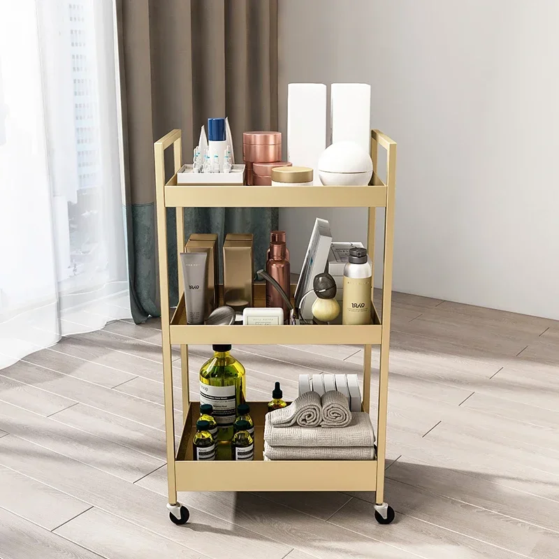 Tattoo Utility Salon Trolley Beauty Tool Nail Medical Salon Trolley Hairdresser Carrello Portaoggetti Salon Furniture
