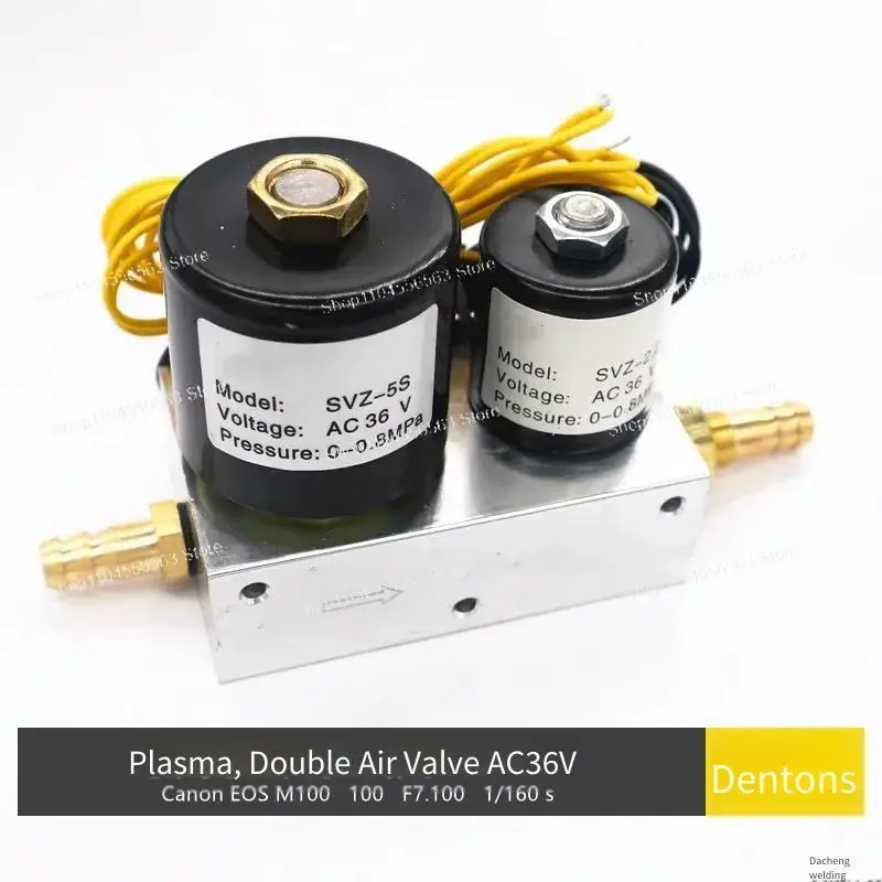 Máquina cortadora por plasma Válvula de aire dúplex AC36V DC24V Válvulas de aire grandes y pequeñas
