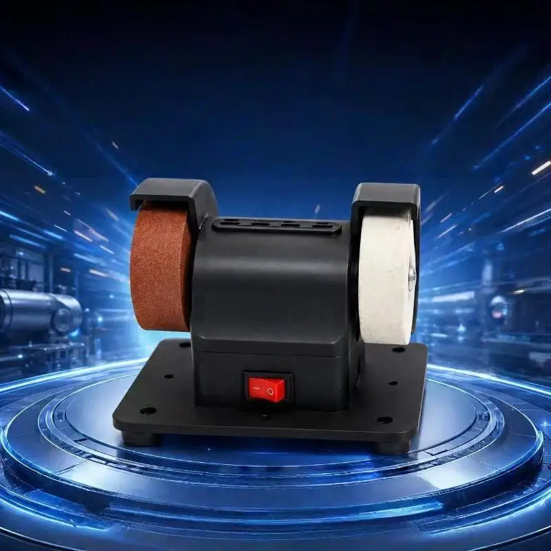 1Pcs Tabletop Grinding Polishing Machine Small Grinding Wheel Machine Household Grinding Wheel Machine Knife Sharpener