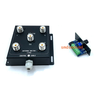 AT-14 4-Way Coax Remote Antenna Switch 1.8-60MHz 500W PEP Antenna Splitter Switch SO-239 RF Antenna Switch Convenient Switching