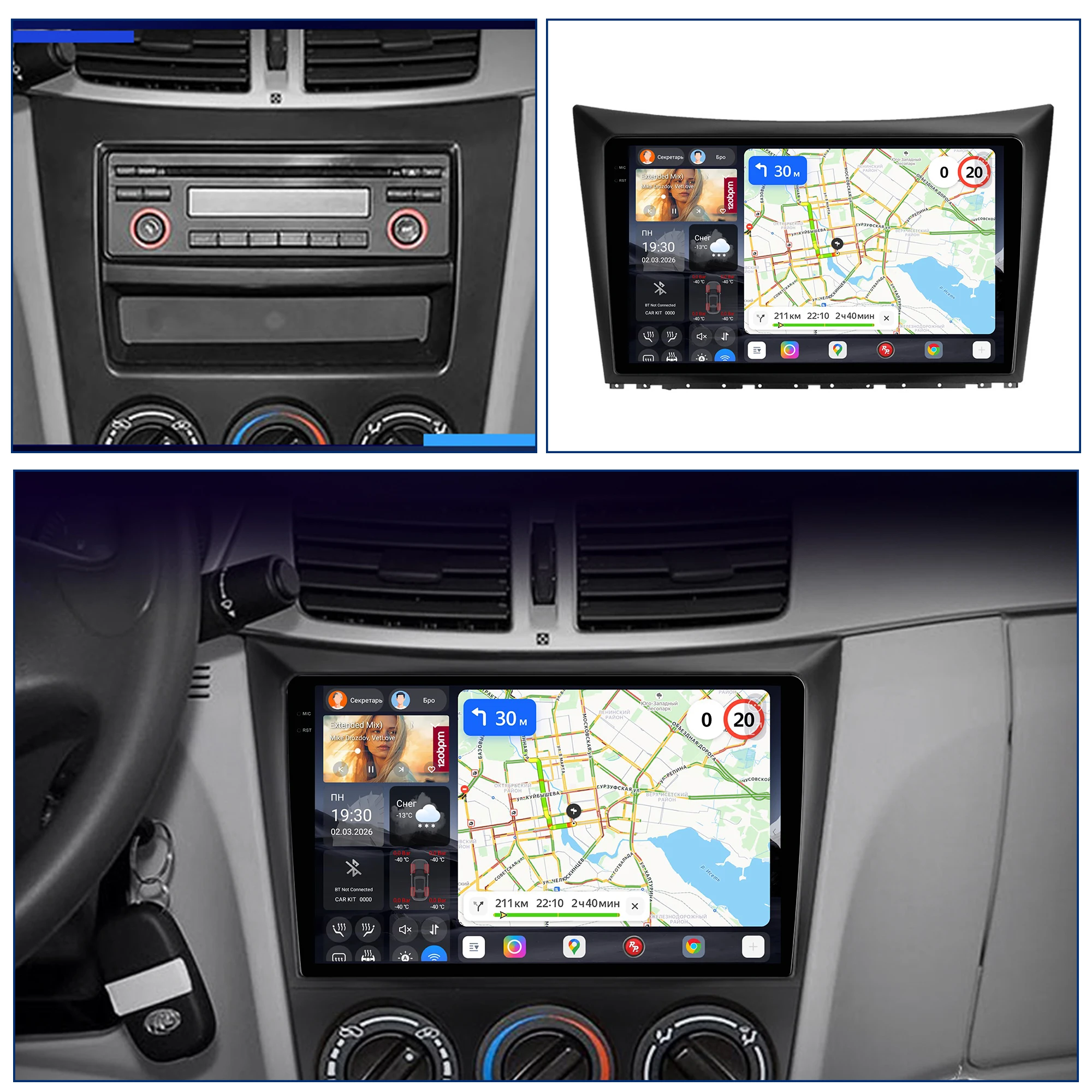 Redpower Katana 120W X 6CH Android Car Radio Player Screen for Dongfeng S30 H30 Cross 2011 - 2018 CarPlay Bluetooth Hi-Fi