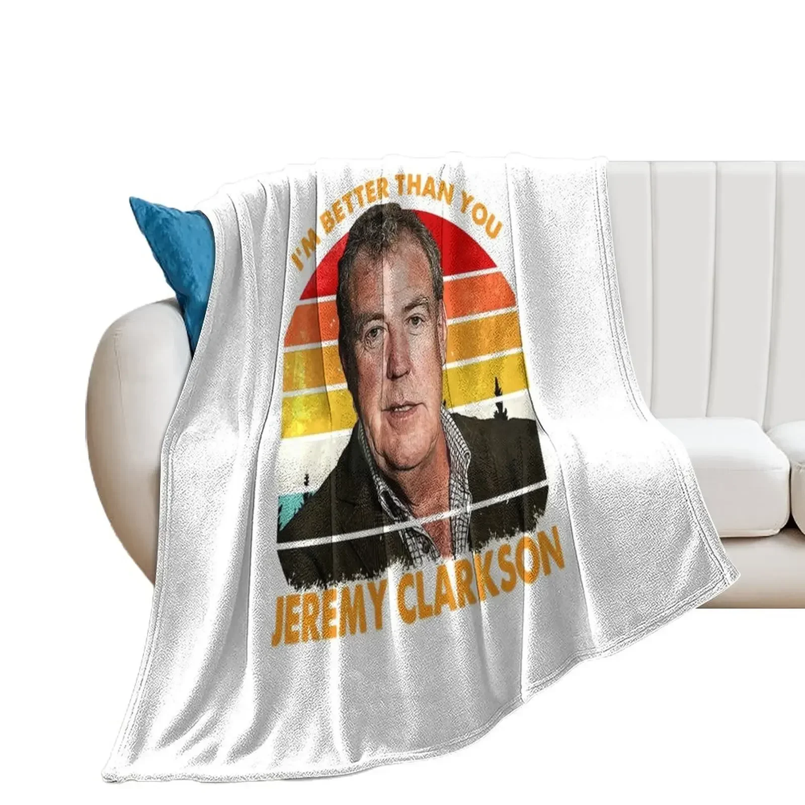 Richard Hammond Top Gear The Grand Tour Jeremy Clarkson Funny Men Fan Throw Blanket Thins Tourist Flannel Heavy Blankets