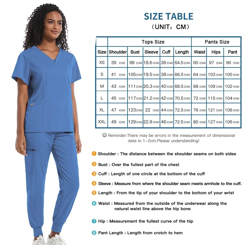 New Workwear Operating Room Medical Uniform Hospital Working Scrubs Set Medical Supplies Nurse Dental Surgery Suit Workwear