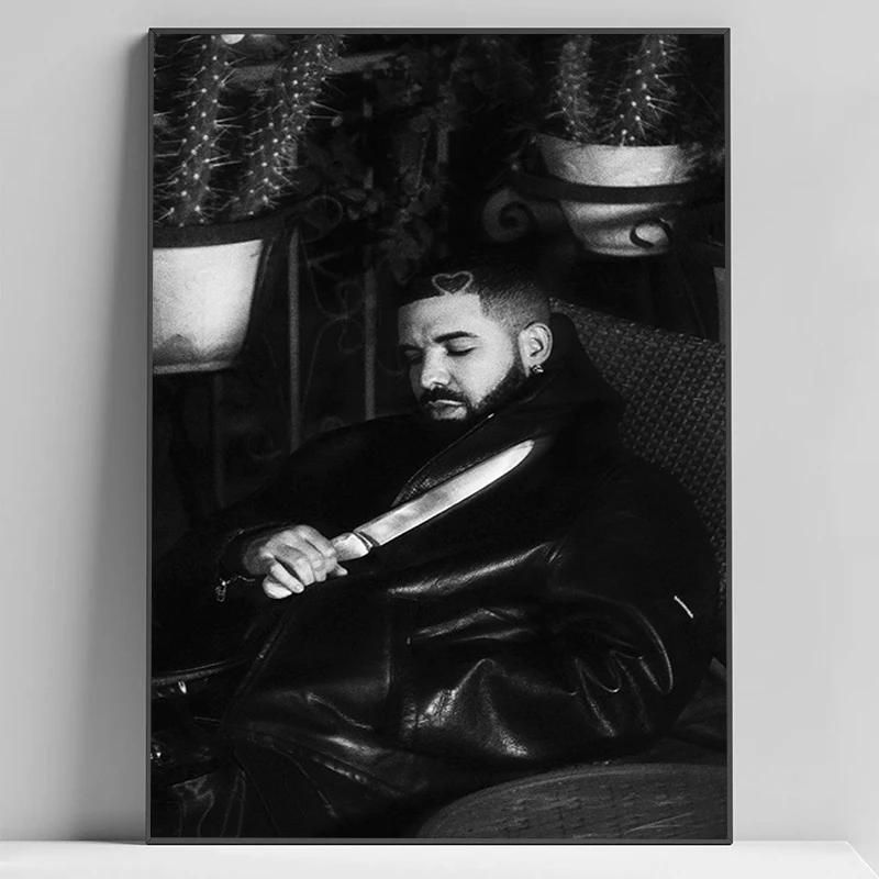 

Aubrey Drake Graham Singer Poster Decoration Home Decorations Posters for Wall Decor Painting on Canvas Art Decorative Paintings
