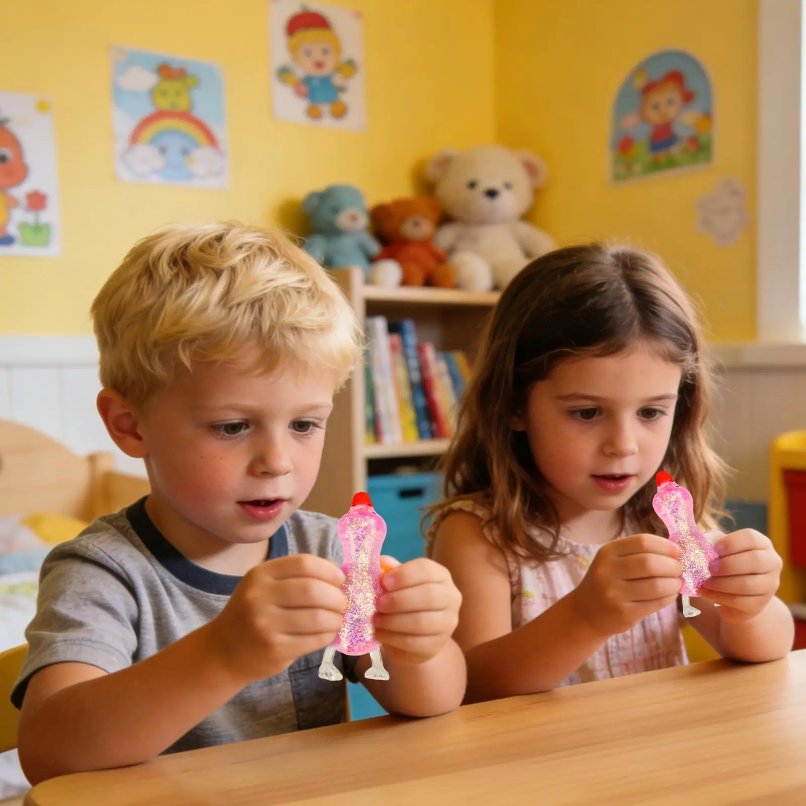 

Мягкая игрушка-антистресс в форме утки, медленно восстанавливающая форму, реалистичная, эластичная, для снятия стресса, для подарков на Рождество, для мальчиков и девочек