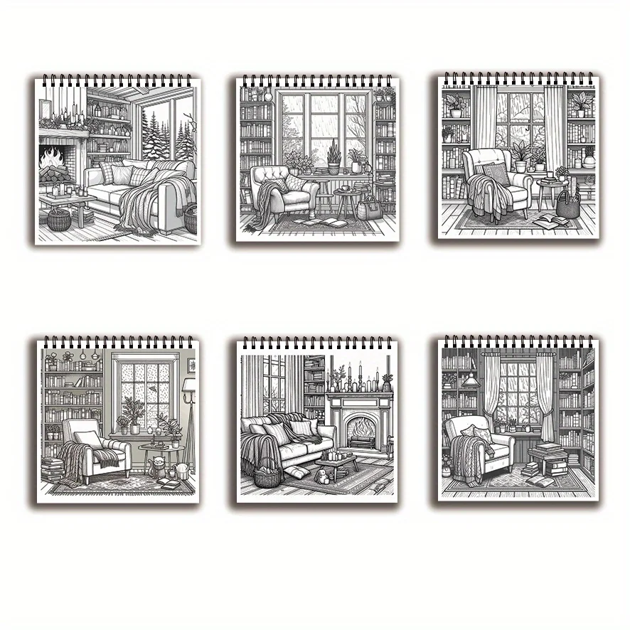 Buku Mewarnai 7.87x 7.87 inci 32 halaman buku mewarnai mobil - cocok untuk menenangkan, hadiah pesta liburan, hadiah ideal untuk keluarga