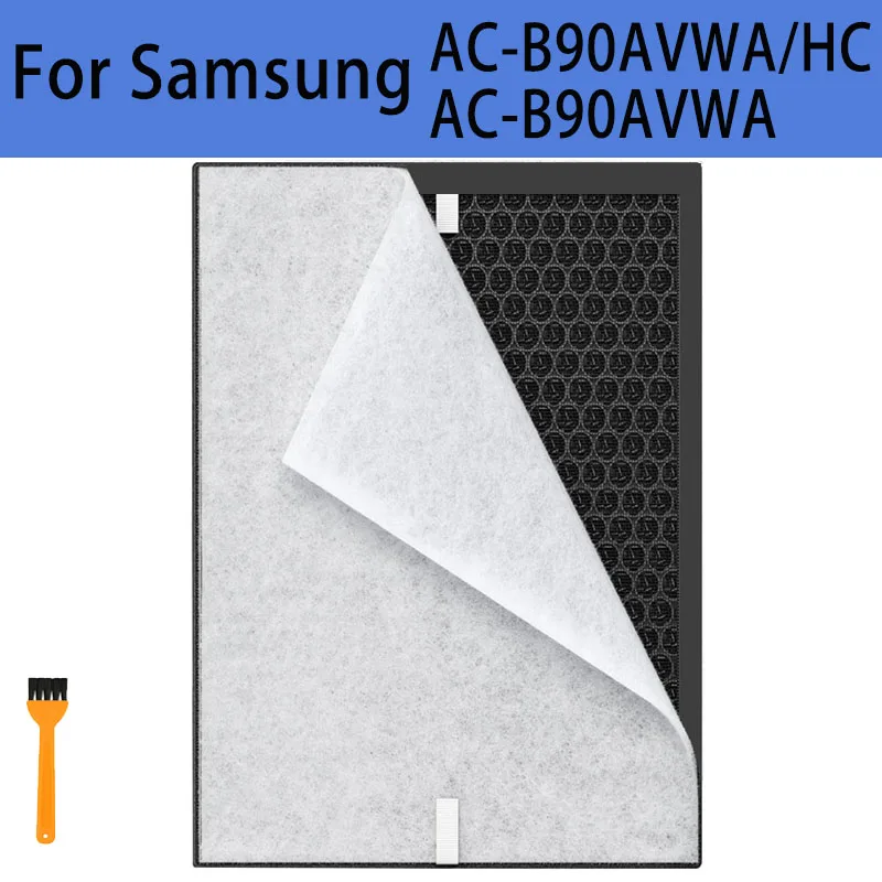 pour-samsung-ac-b90avwa-hc-ac-b90avwa-purificateur-d'air-filtre-hepa-de-remplacement-et-filtre-a-charbon-actif