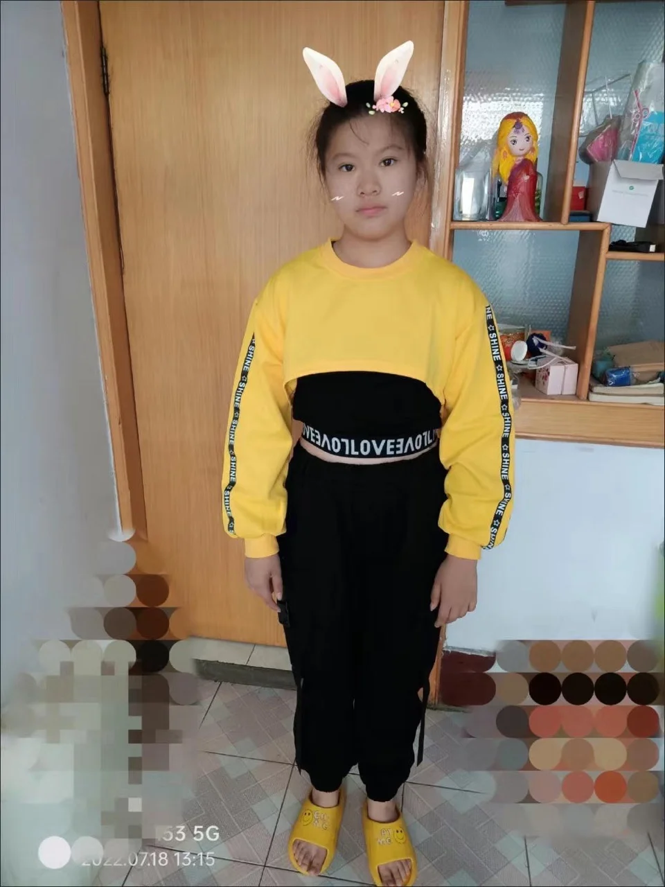New Girls' Street Dance Fashion Chart Performance Costumes, Children's Jazz Dance Costumes, Hip-hop Crop Tops, Hip-hop Clothes