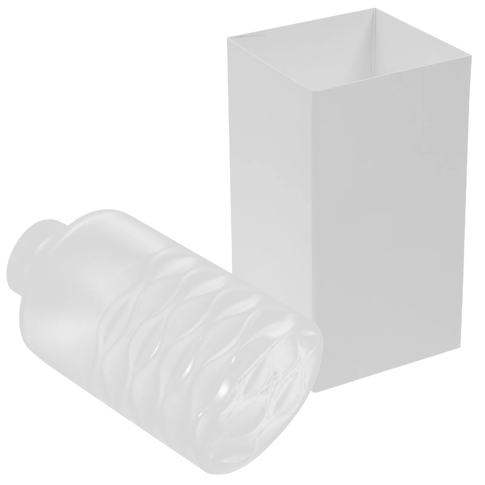 

Cylinder Shaped Silicone Reusable Making Diy Crafts Scented Mold Gift Soap Casting Mold Sealing Strip Accessories