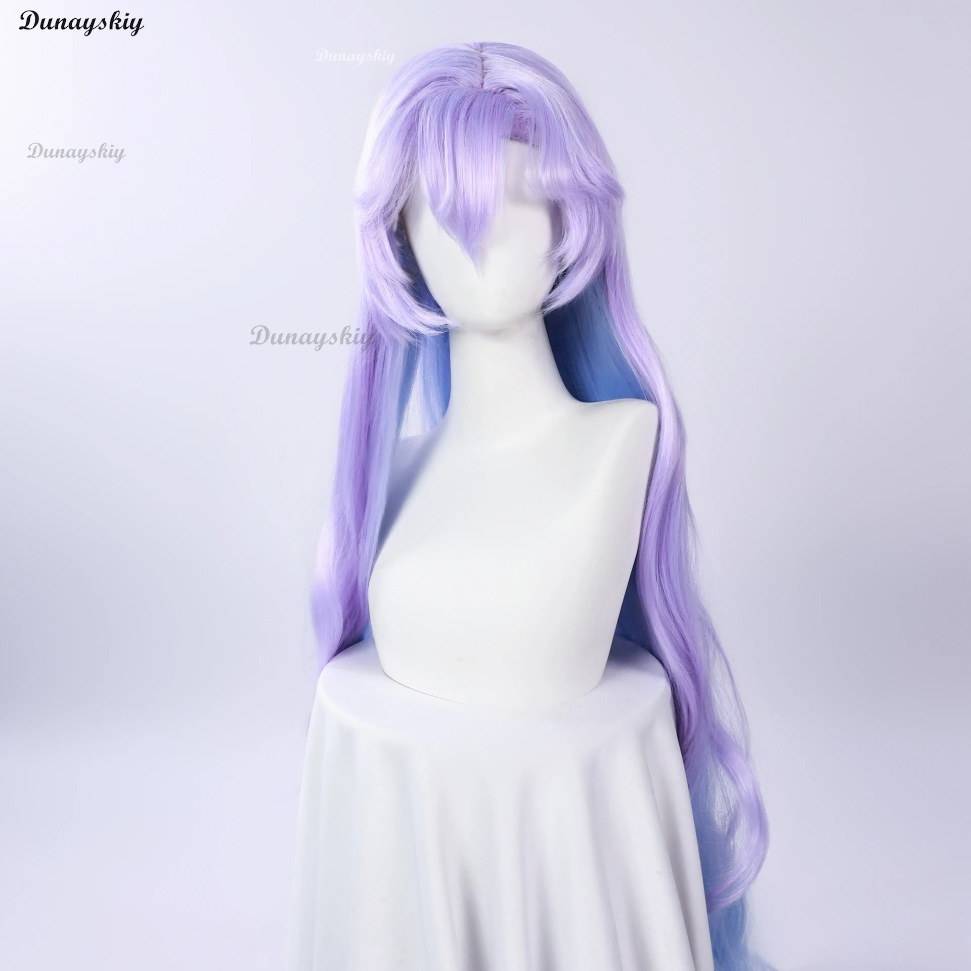 Wuthering ondas cantarella cosplay peruca azul roxo cabelo longo renacita fisalia família festa de halloween para mulheres meninas carnaval
