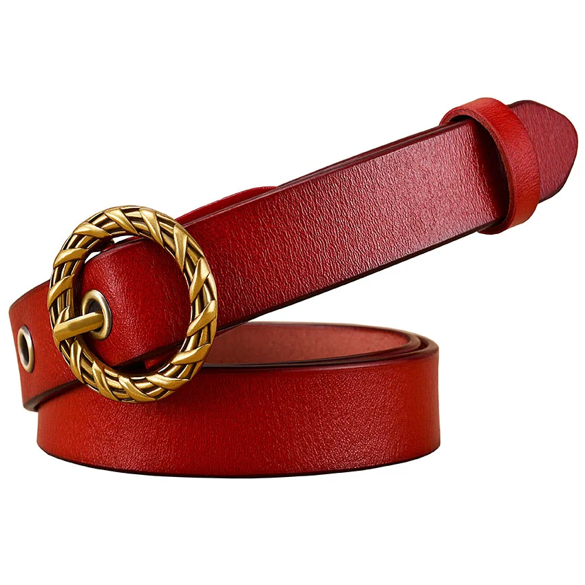 

Fashion Knitted Pin Buckle Belt Woman Genuine Leather Ladies Girdle Quality Cow Skin Waist Strap Female Width 2.3 Cm