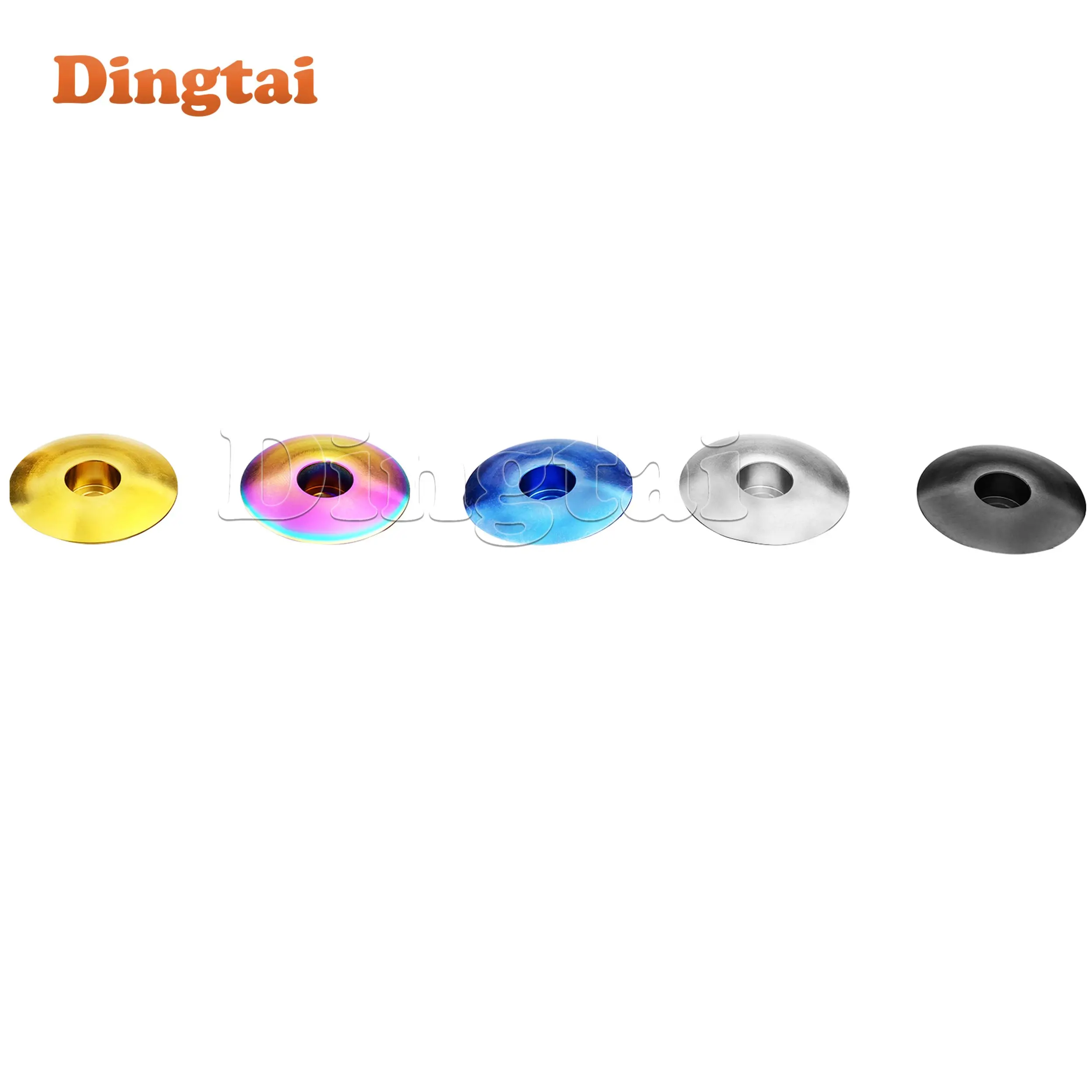 Dingtai Titanium  alloy top cover Square Screw with Washers for Bike Parts Fastener