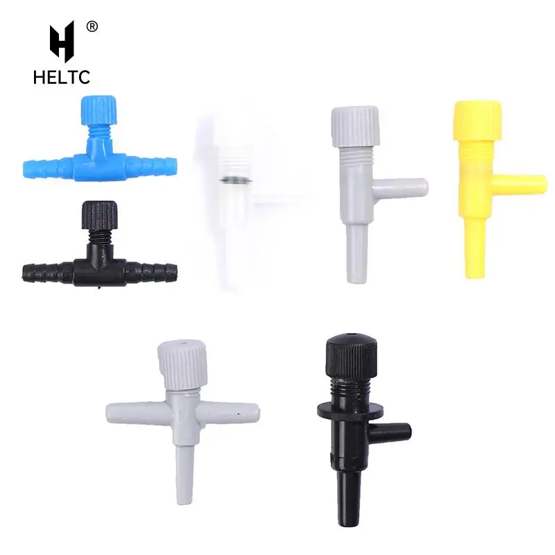 3/5/10Pcs Aquarium Air Flow Control Valve Fish Tank Air Regulator Hose Connector For 4/6mm CO2 Oxygen Tube Aquarium Accessories