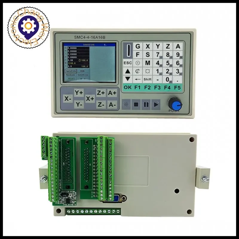 Controller CNC SMC4-4-16A16B Controller Offline 50KHZ CNC 4 assi Breakout Board Carving macchina per incidere scheda del sistema di controllo