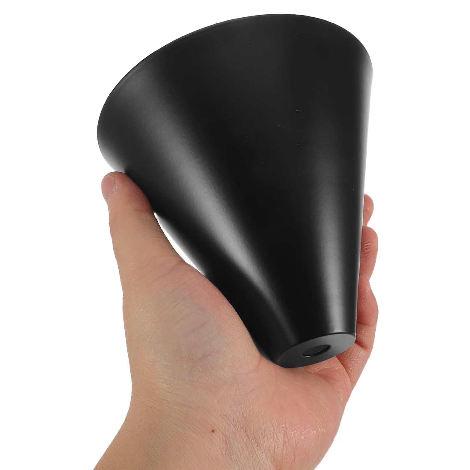 

Wrought Iron Cone Lamp Shade - Vintage Industrial Table Lamp Cover with Metal Bulb Guard - Decorative Pendant Light for Living