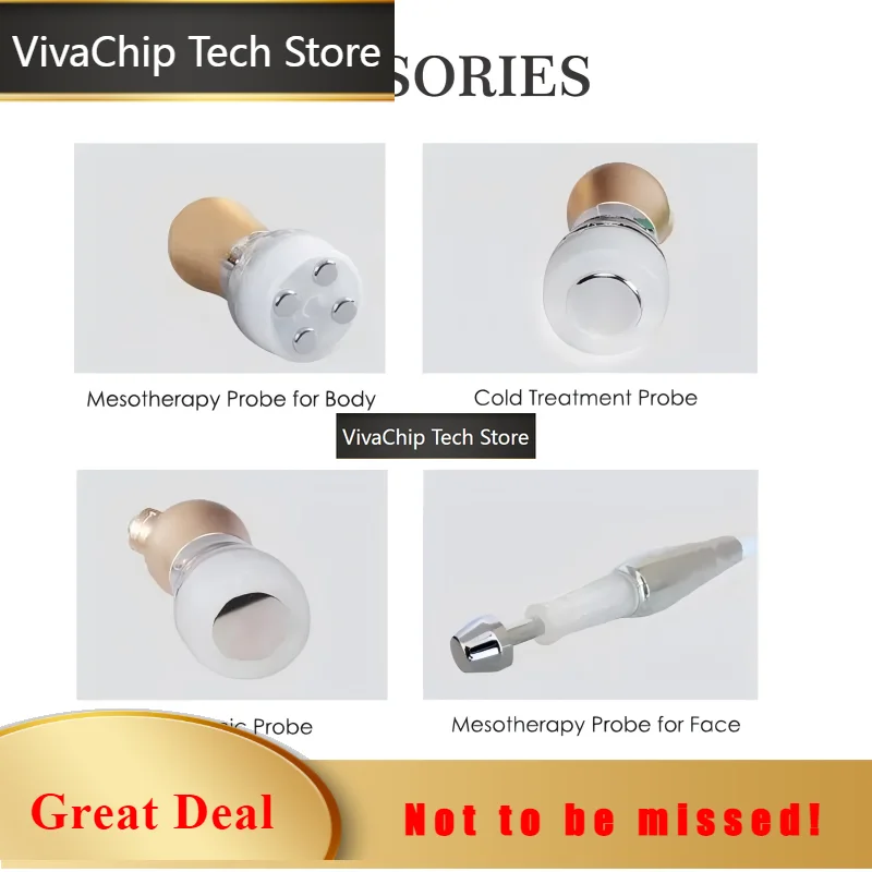 VivaCTNeedleless Face Lifting Electroportion Anti-wrinkle Skin Rejuvenation Beauty Needle-free Mesotherapy Pen Multifunction 4 i