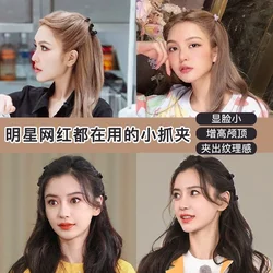 머리핀 1PC Red Black Matte Rabbit Head Flower Heart Cartoons Small Hair Claw Mini Hair Clips Hair Pins for Girls Styling Braiding