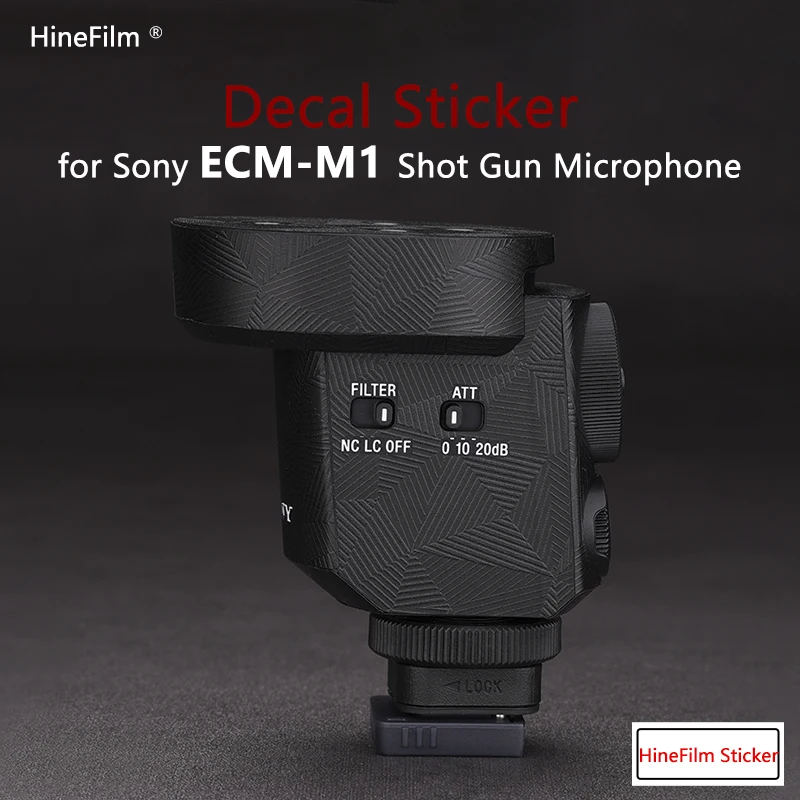 for Sony ECM-M1 Shotgun Microphone Decal Skin Protective Film for Sony ECM M1 Shotgun Mic Protector Cover Sticker Wraps Case