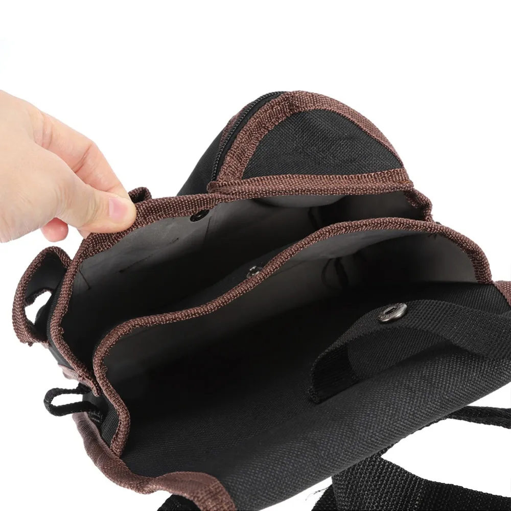 With Belt Clip Electrician Tool Pouch Multiple Pockets Adjustable Belt Tool Pouch Belt Heavy Duty Large Capacity Tool Organizer