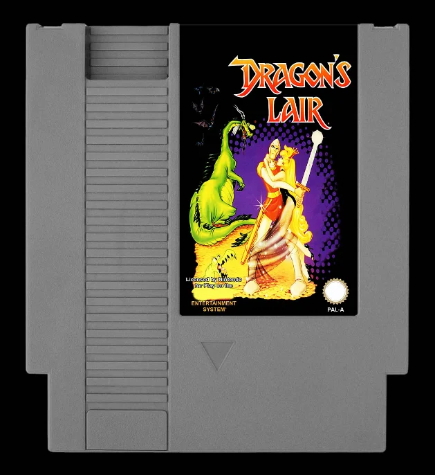 

8bit game card : DRAGON'S LAIR ( NES Version!! cartridge ONLY!! )