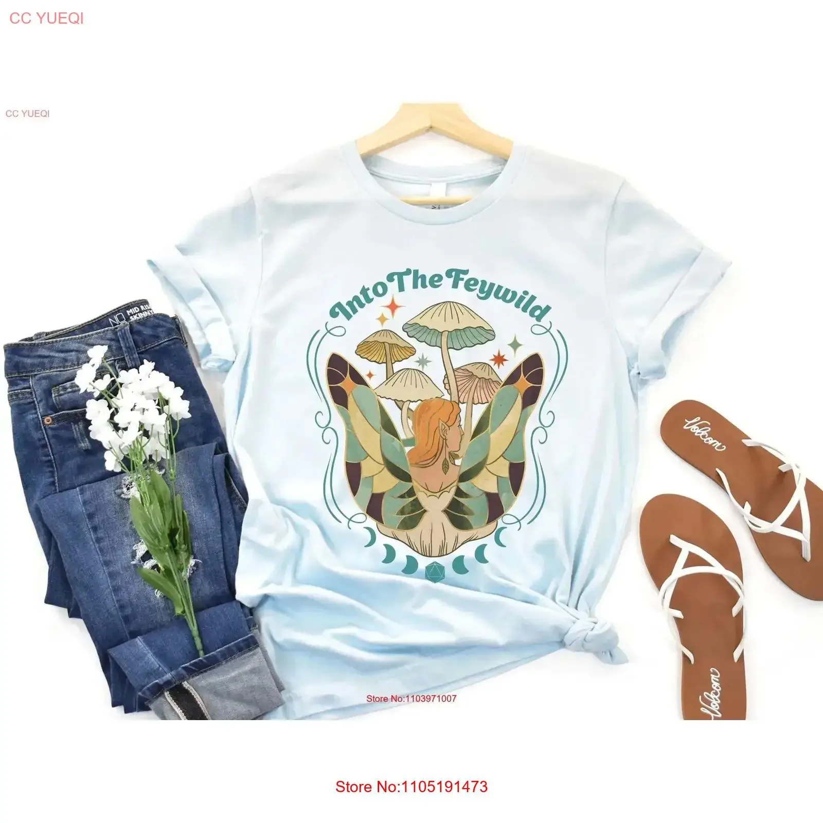 INTO THE FEYWILD dnd shirt women Wild beyond WitchlighT T adventure carnival Fairy vintage Washed fashion Unisex Casual
