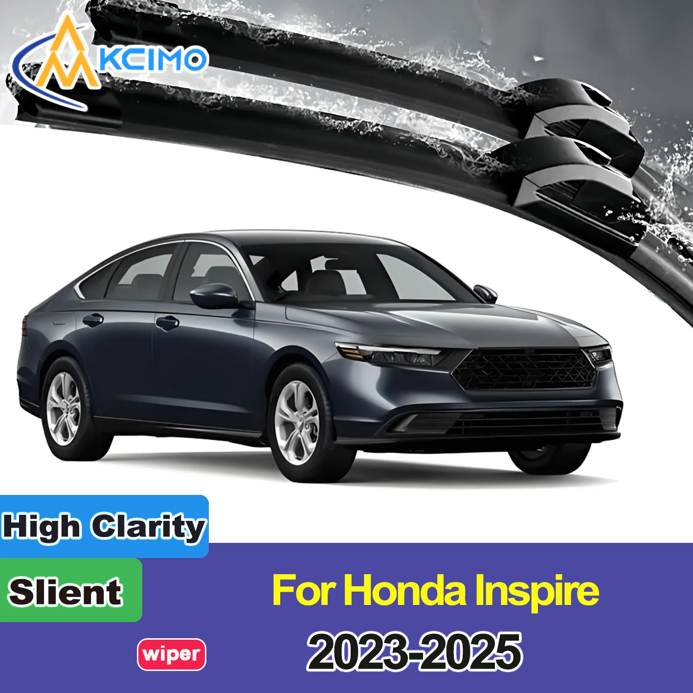

2PCS New Wiper Blades for Honda Inspire CY 2023-2025 Honda Accord (eleventh generation) Front Windshield Accessories 2025 2024