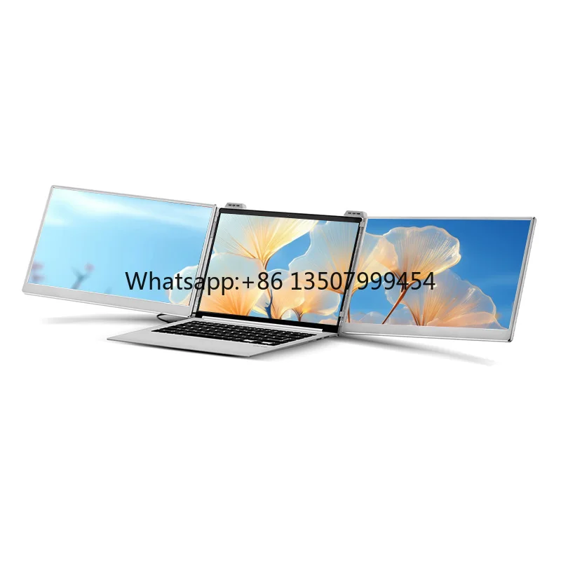 Dual Laptop Screen Extender Portable Monitor: 14