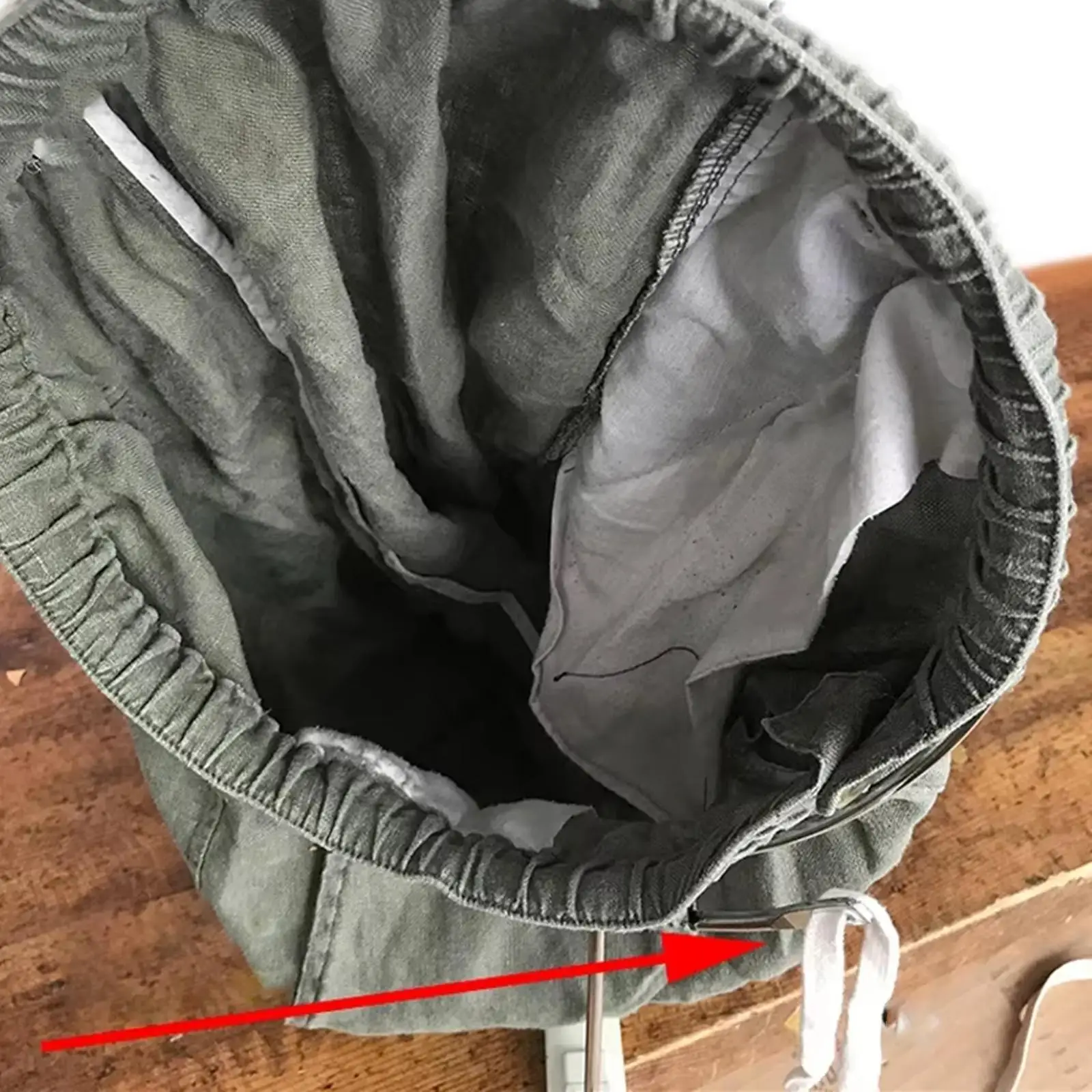 Pants Drawstring Threader with Table Clamp Sewing Tool Metal for Drawstring Replacement Elastic Band Threader Loop Multipurpose