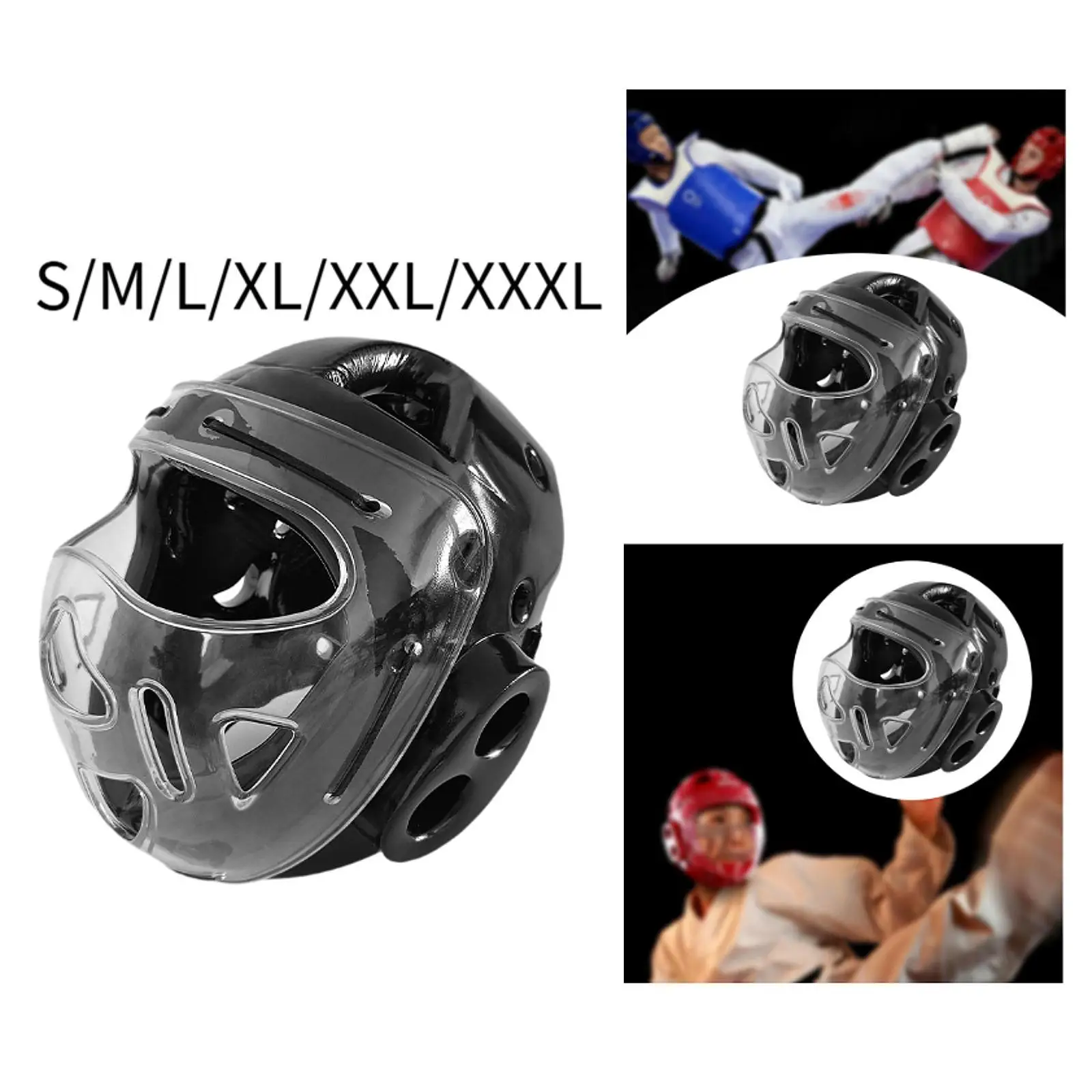 

Boxing Helmet Training Cap Karate Headgear for Taekwondo Sparring Muay Thai