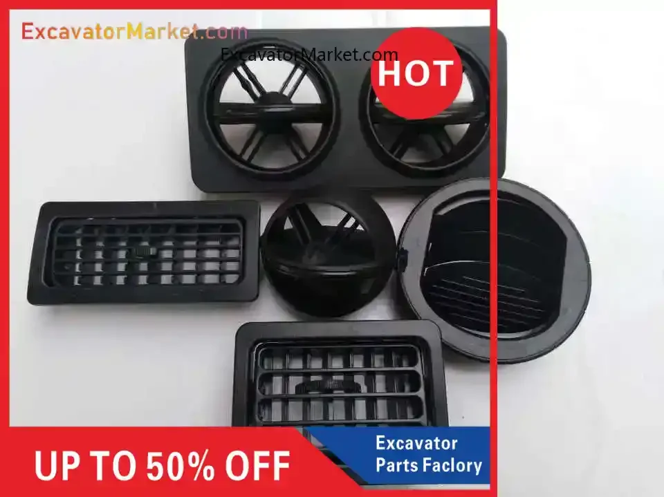 

Excavator Parts Air conditioning exhaust port for Komatsu excavator PC60/120/200/210/220-6-7-8 20Y-53-12240 20Y-979-2160