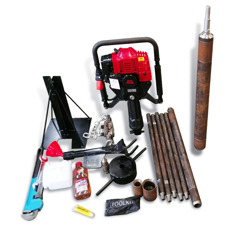 

Customized the soil layer without water impact drilling Portable earth-moving drilling rig