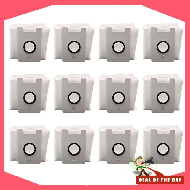 Reemplazo de bolsa de polvo de entrega en 24 horas para accesorios de vacío de estación Midea Q9, piezas de bolsas de basura no tejidas