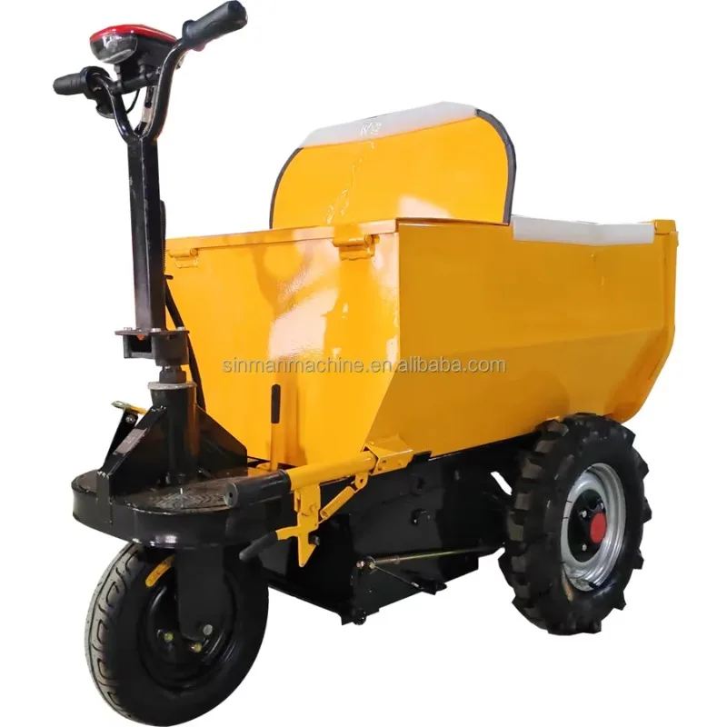 

Electric Heavy Duty Garden Farm Mini Dump Truck 3 Wheel Trolley