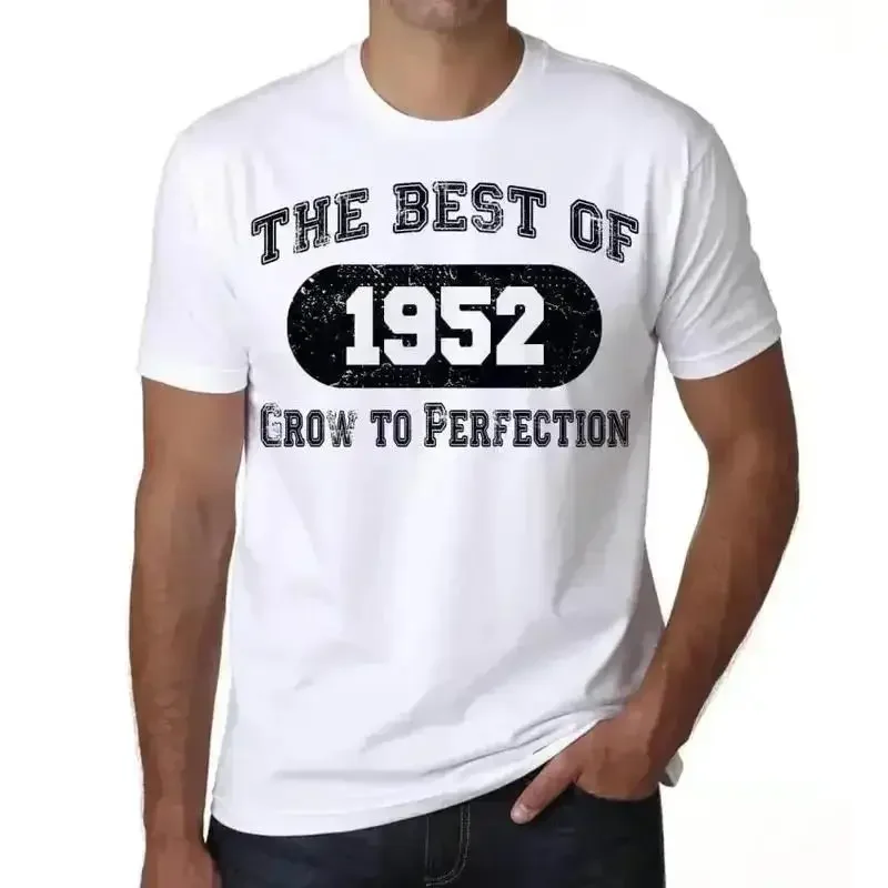 Men's T Shirt Original Parts 1952 72nd Birthday Anniversary 72 Year Old
