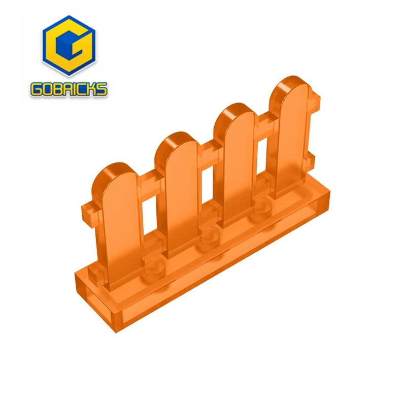 Gobricks GDS-1177  Fence 1x4 x 2 Paled (Picket) compatible with lego 33303 children\'s DIY Educational Building Blocks Technical