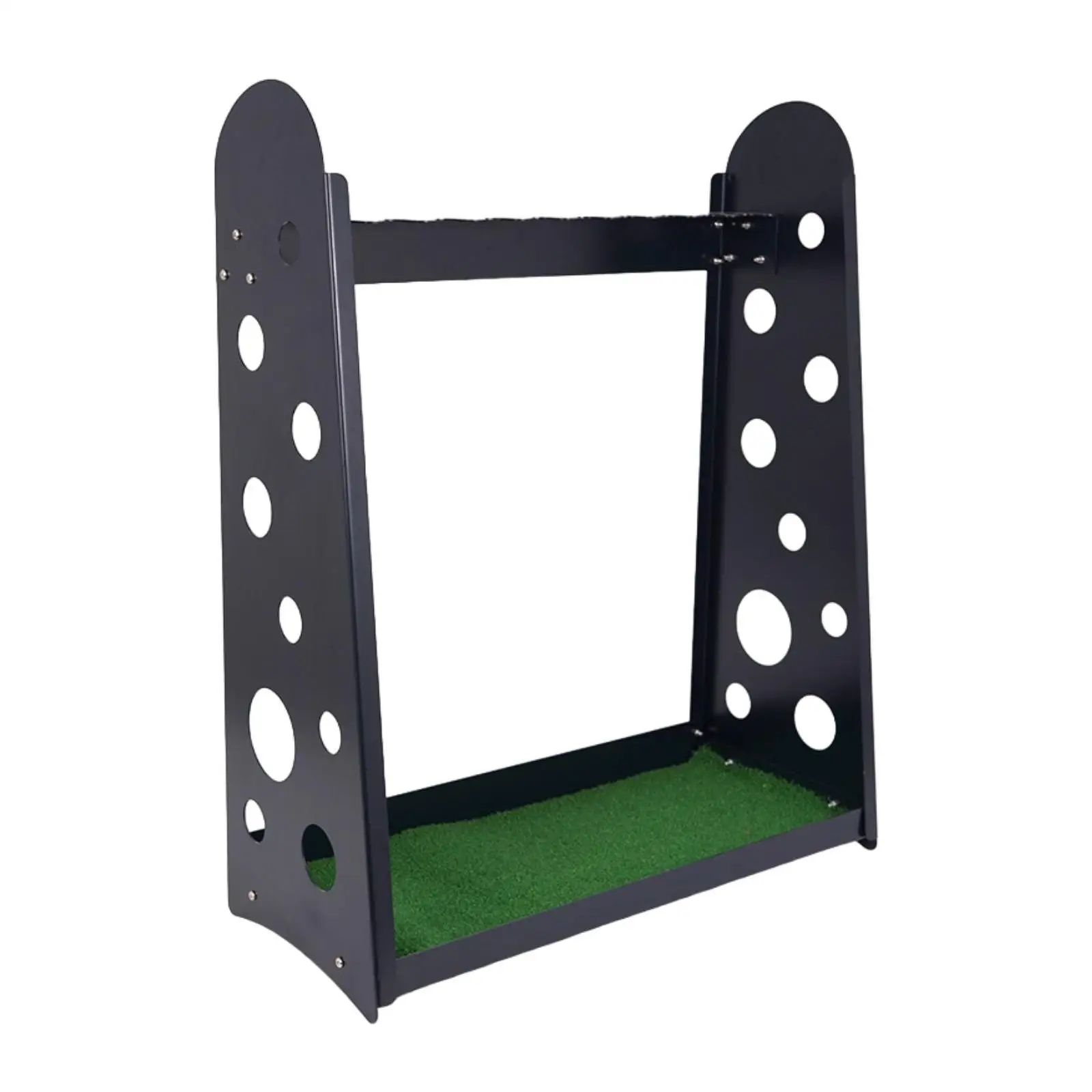 Golf Putter Stand Accessories Portable Metal Decor Practice Non Slip Golf Club Holder Display Rack for Indoor Outdoor Sports