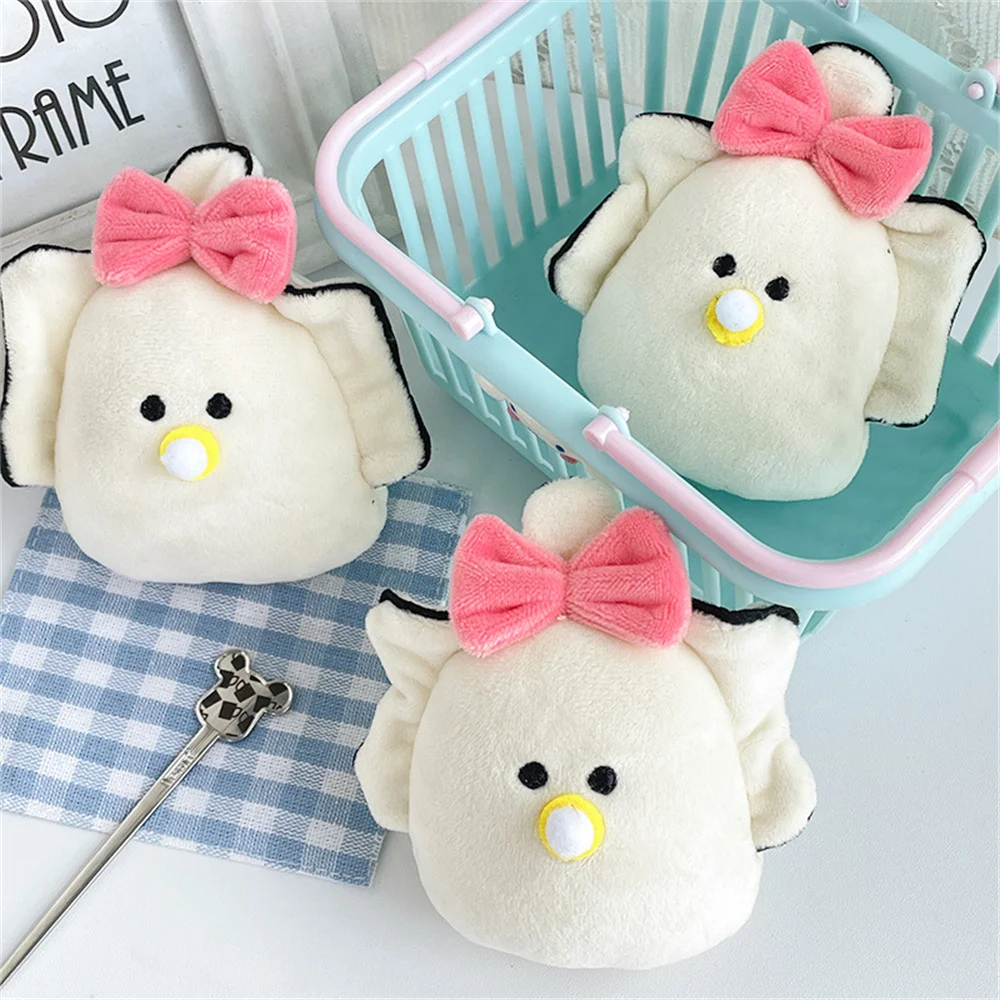 10CM Cute Plush Keychain Cartoon Oyster Pendant Filling PP Cotton Doll Backpack Accessories Girls Boys Teenager Birthday Gift