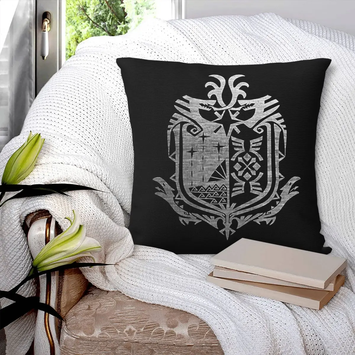 Monster Hunter World Square Pillowcase Pillow Cover Cushion Decor Comfort Throw Pillow for Home Sofa