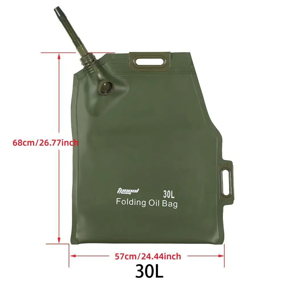 

Durable5/10/20/30 Liters Fuel Bag Car Oil Bag Car Motorcycle Universal Off-road Spare Tank