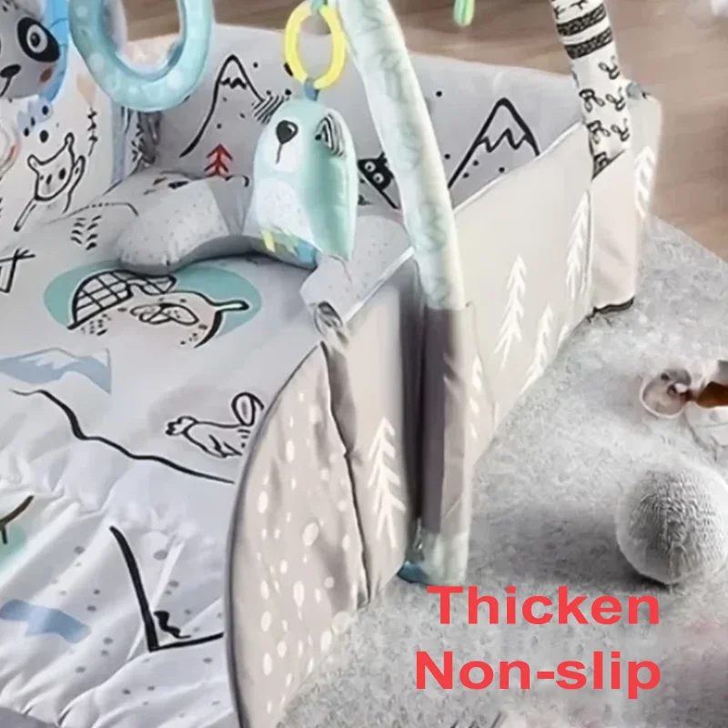 4in1 الطفل تلعب حصيرة سميكة الوليد الاطفال النشاط رياضة الزحف بطانية الرضع لوحة ألعاب اللياقة البدنية السجاد التعليم المبكر لعبة هدية