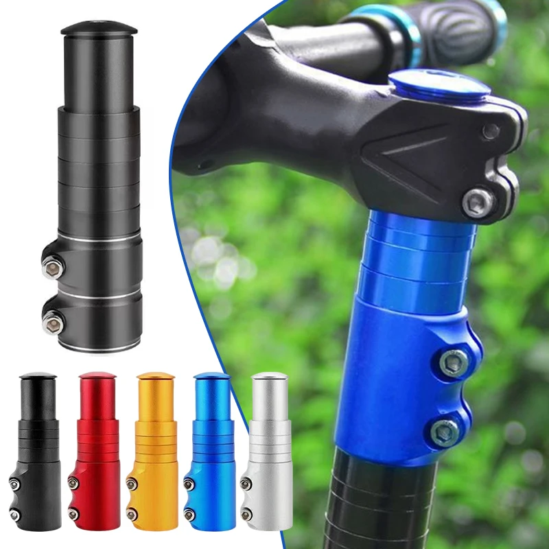 New Bike Stem Riser Extender Aluminum Alloy Fork Adapter Handlebar Height Increase Tube Converter for MTB Road Bicycle Cycling