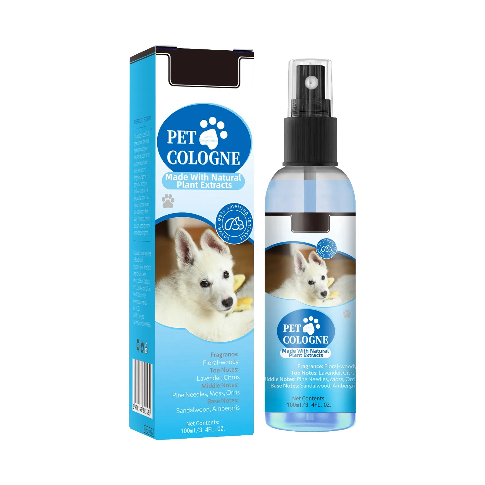 Pet Odor Eliminator Spray Dog Liquid Fragrance Body Odor Removal Smell Great Long Lasting Clean Deodorant Cat Liquid Perfumes