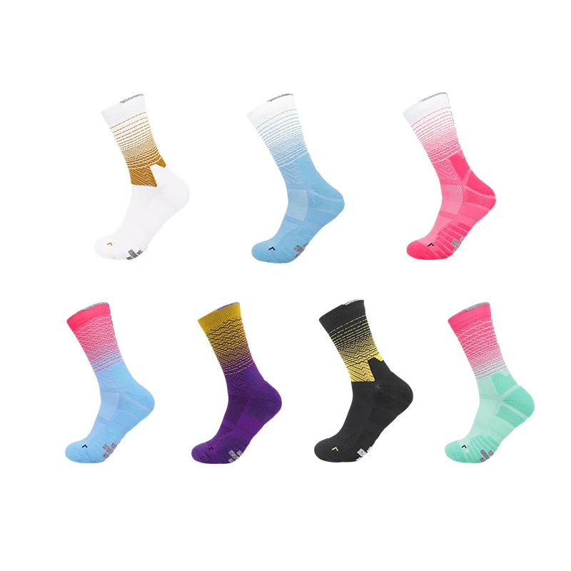 Adult Professional Basketball Socks Breathable Towel Bottom Mid Length Stockings Men Women Fitness Cycling Running Sports Sock