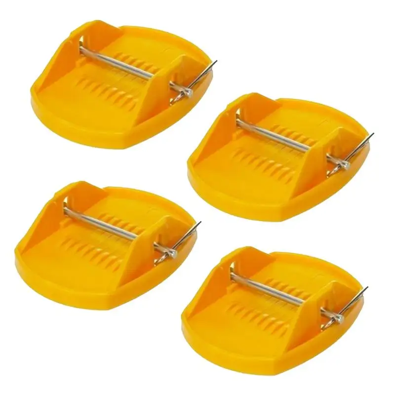 4Pcs Universel Jack Pads Leveller Wheel Foot Leg Support Jacking Lift Pad Support Stand For Motor Home Trailers Camper Leveling