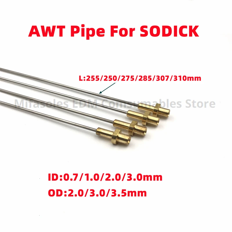 Wear Parts Upper S603 S604 AWT Pipe 3083256 3080375 3080374 3082452 3085966 3085967 for SODICK AQ series wire-cut edm machine