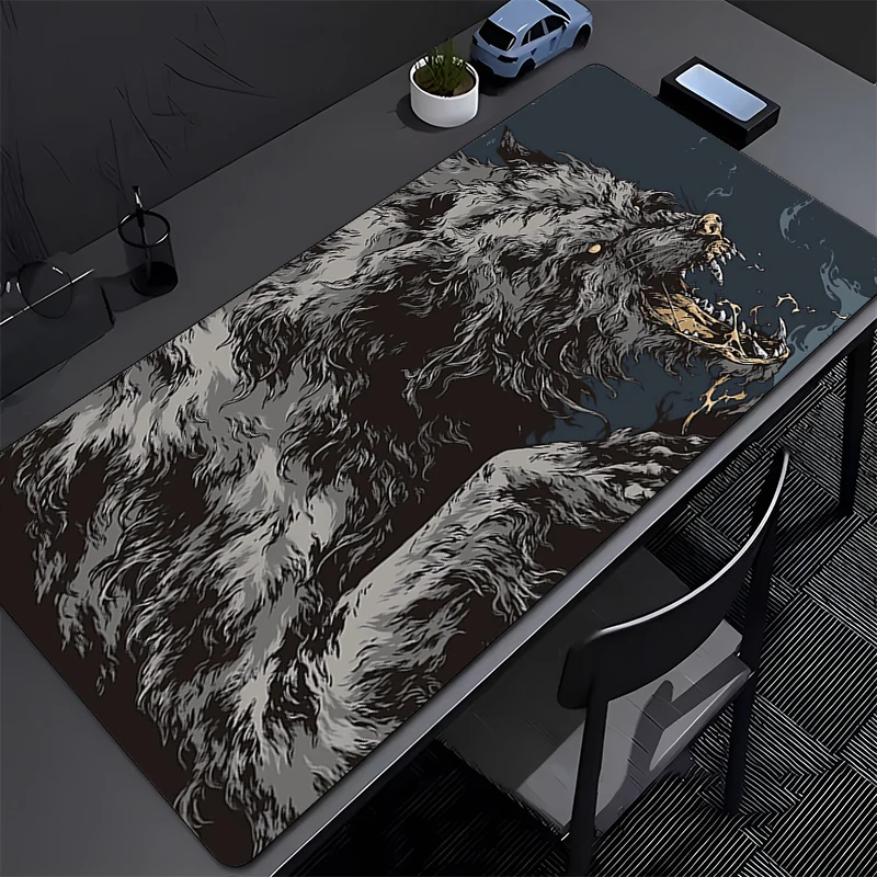 

Mouse Pad Computer Office Game Table Mats Rubber Anti-slip Gaming Keyboard Pad Fantasy Monster Mousepads Long Extended Desk Mats
